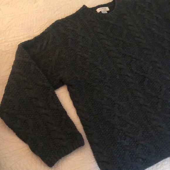 Vintage J. Crew wool cable knit oversized sweater - Picture 5 of 8